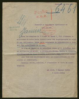 Expediente de Jules Jamin