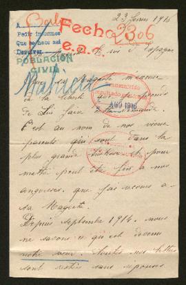 Expediente de Jeanne Mahieu