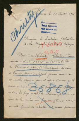 Expediente de Charles Pierre Christy