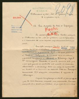 Expediente de Gabriel Antoine Roche