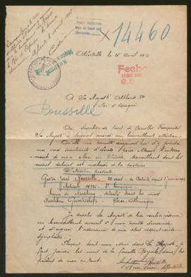 Expediente de Gaston Joseph Roussille