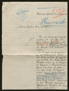 Expediente de Theodor Kurosch