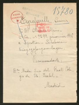 Expediente de Casimir Egrefeuille