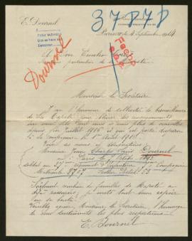 Expediente de Jean Charles Louis Dournel