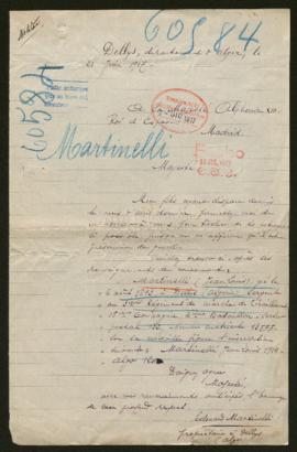 Expediente de Jean Louis Martinelli