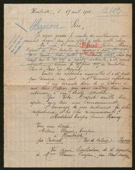 Expediente de Julien Henri Hanon