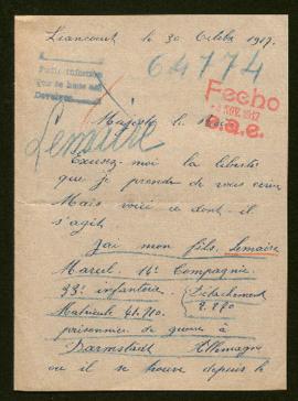 Expediente de Marcel Lemaire
