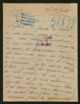 Expediente de Julia Lefèbvre Castellin