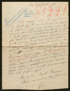 Expediente de Auguste Eugène Bienvenu