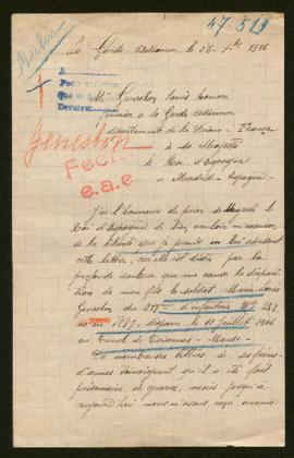 Expediente de Marie Louis Geneston