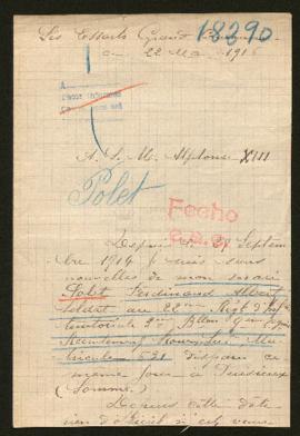 Expediente de Ferdinand Albert Polet