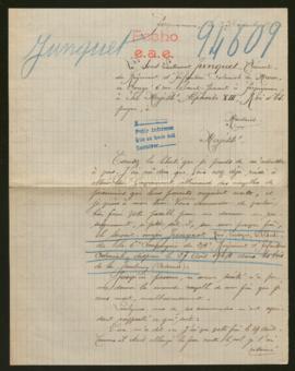 Expediente de René Ludovic Albert Junquet