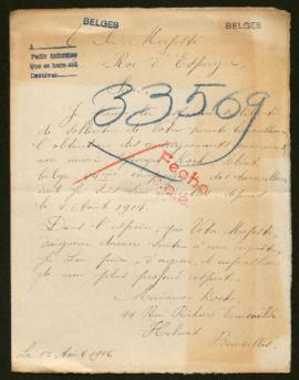 Expediente de Georges Kock