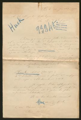 Expediente de André Huck