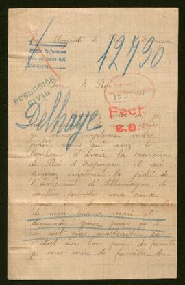 Expediente de Emile Delhaye