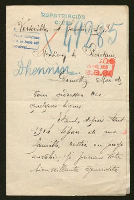 Expediente de Claire Dhennin Pruvost