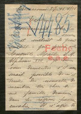 Expediente de la familia Baroteaux-Legrand