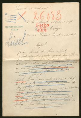 Expediente de la familia Loisel Joannes