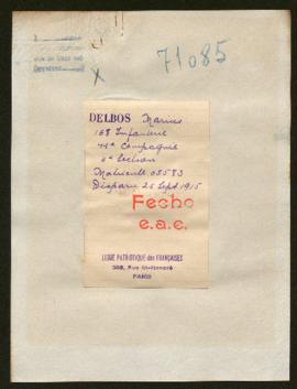 Expediente de Marius Delbos