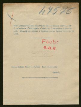 Expediente de Paul Lalaude