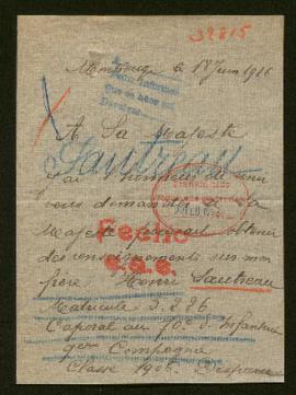 Expediente de Henri Sautreau