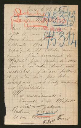 Expediente de André Desaché y Alphonse Alexandre Legrand
