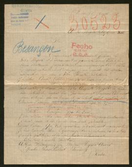 Expediente de la familia Besançon Dépréans