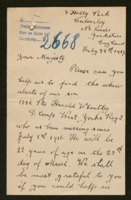 Expediente de Harold Wheatley