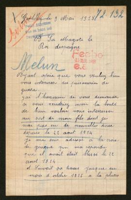 Expediente de Robert Adolphe Victor Melun