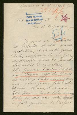 Expediente de Adéline Carton Sizaire