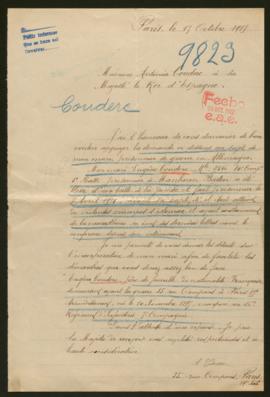 Expediente de Eugène Couderc