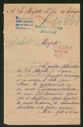 Expediente de Eugène Dubost