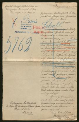 Expediente de Heinrich Scholl