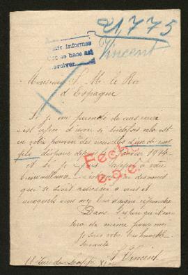 Expediente de Charles Henri Vincent