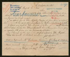 Expediente de madame Carbonnier Cordonnier