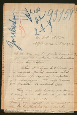 Expediente de Maurice Joubert