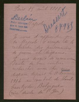Expediente de Raoul Gaston Dussart