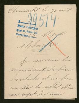 Expediente de Emile Joseph Paysais