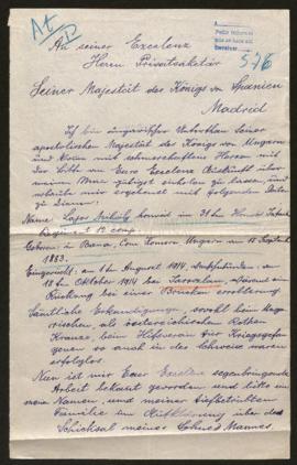 Expediente de Lajos Mihály