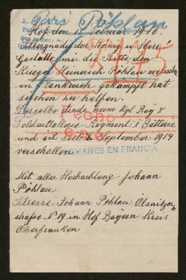 Expediente de Heinrich Pohlan