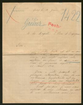 Expediente de Louis Henri Grélier