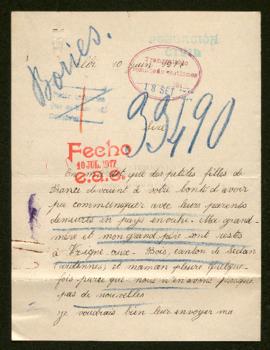 Expediente de la familia Fay Chaineau