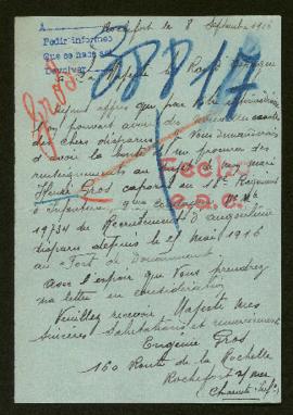 Expediente de Henri Gros