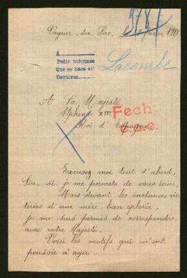 Expediente de François Marius Lacombe