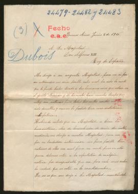 Expediente de Clément Paul Dubois, Georges Dubois y François Gustave Dubois