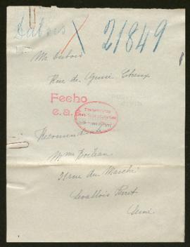 Expediente de monsieur Dubois