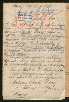 Expediente de Charles Desrez