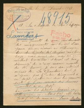 Expediente de Louise Lambert Manteaux