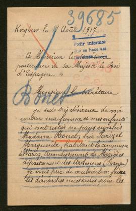 Expediente de la familia Ronnet-Parizel