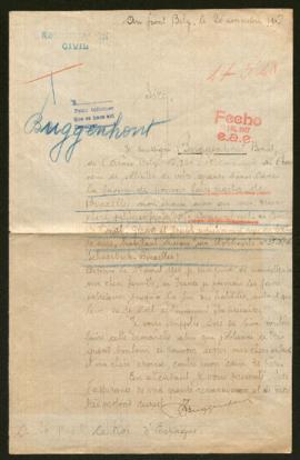 Expediente de la familia Buggenhout d'Hondt